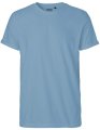 Heren T-shirt Neutral Roll Up O60012 Dusty Indigo